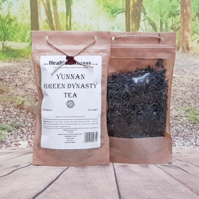 Yunnan Green Dynasty Tee 75g | Lose Blätter Grüntee | Gesundheitsbotschaft
