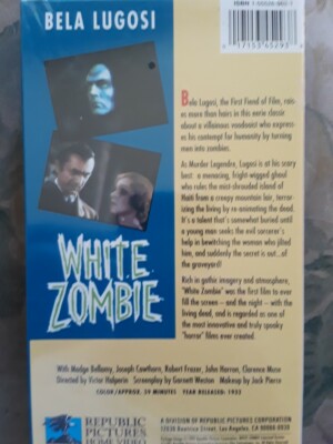 White Zombie (VHS, 1992) 17153452938| eBay