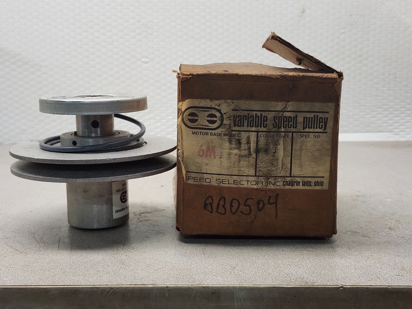 NEW Speed Selector model 6M variable speed pulley 1" BORE