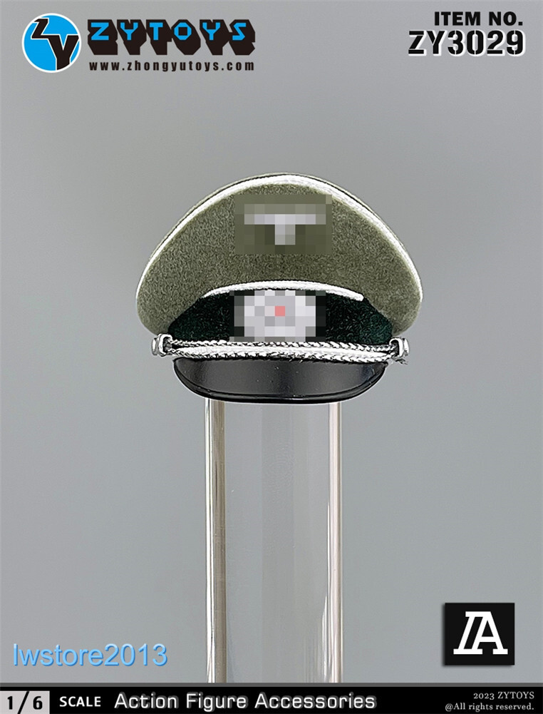 ZYTOYS 1:6 ZY3029 WWII Soldier Hat Cap Model For 12'' Male HT