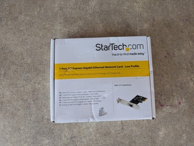 STARTECH 1 PORT GIGABIT ETHERNET NETWORK CARD PCI-EXPRESS ST1000SPEX2L ZZ3-1