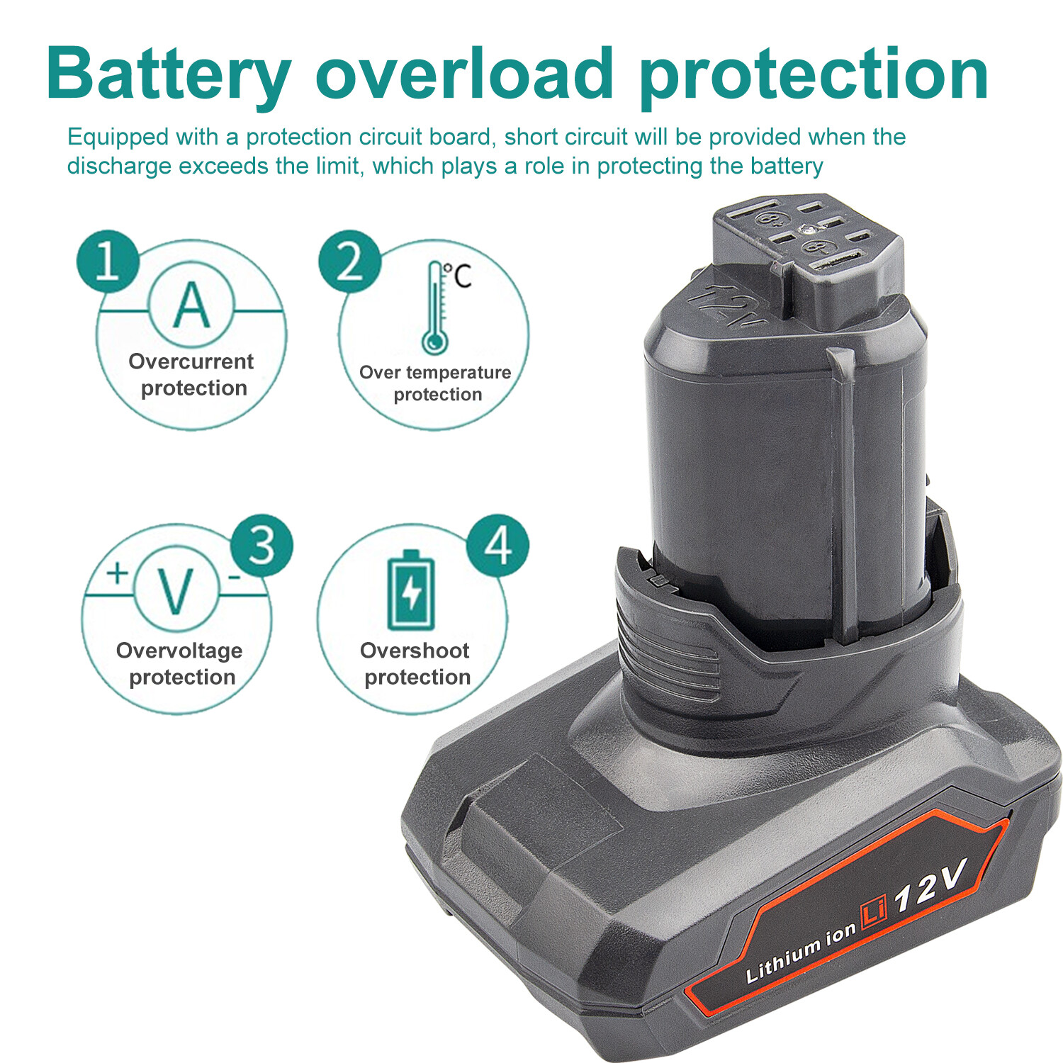 6.0Ah 12V Lithium Battery For Ridgid Tools – High Power, Fully Decoded, 10-Year Warranty 13 thumbnail image