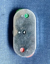 Vintage Umpire Indicator, Strike/Ball/Out Counter - Baseball/Softball
