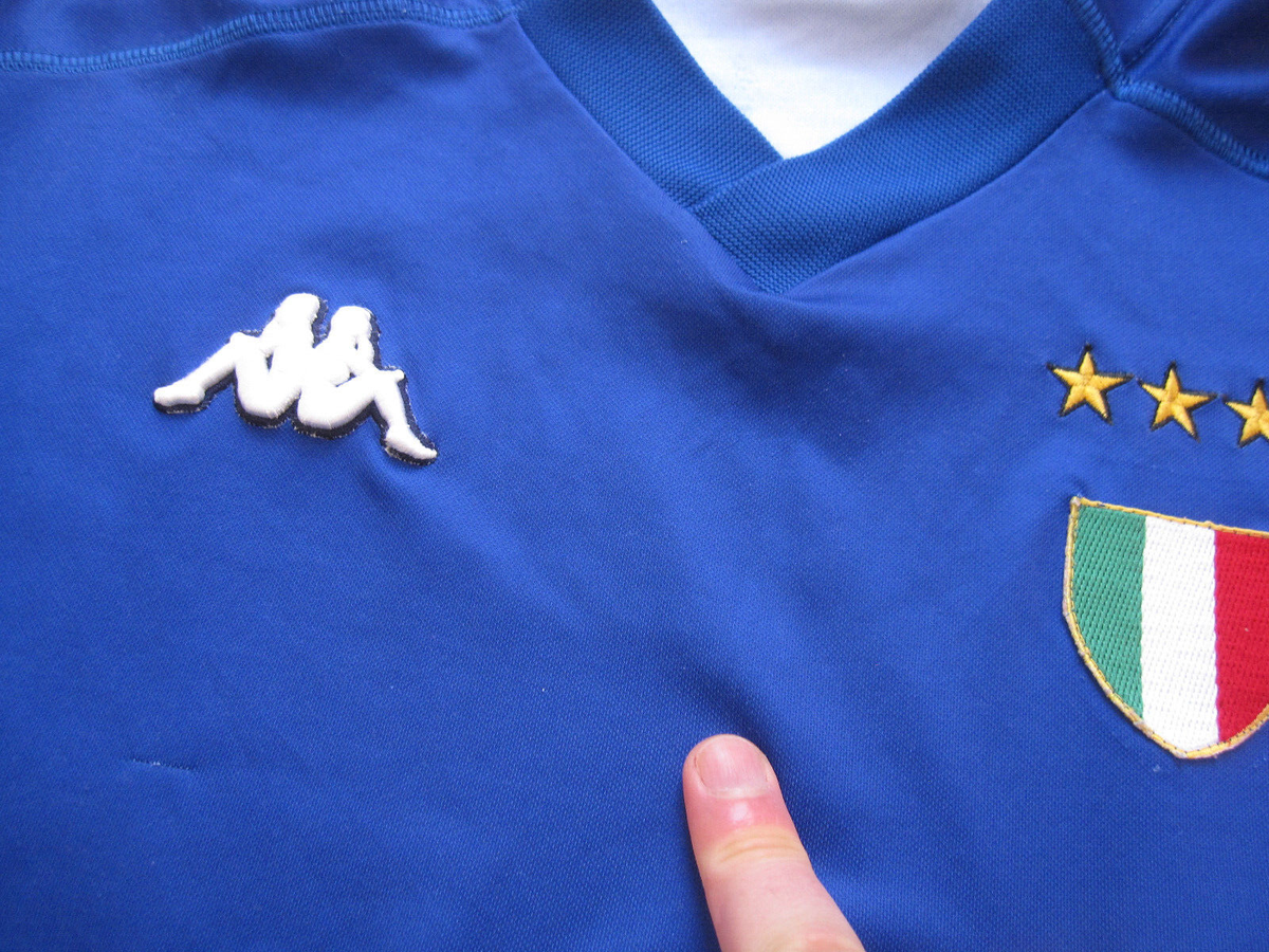 Maillot Italie Euro 2000 Kappa, Taille XL - Occasion Très Bon état, Collection Foot Vintage