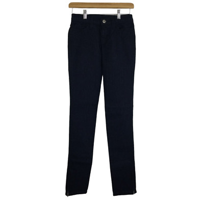 Ksubi Womens Super Skinny Zip Denim Jeans Blue Squawk Rinse Cotton Size 25 NWT