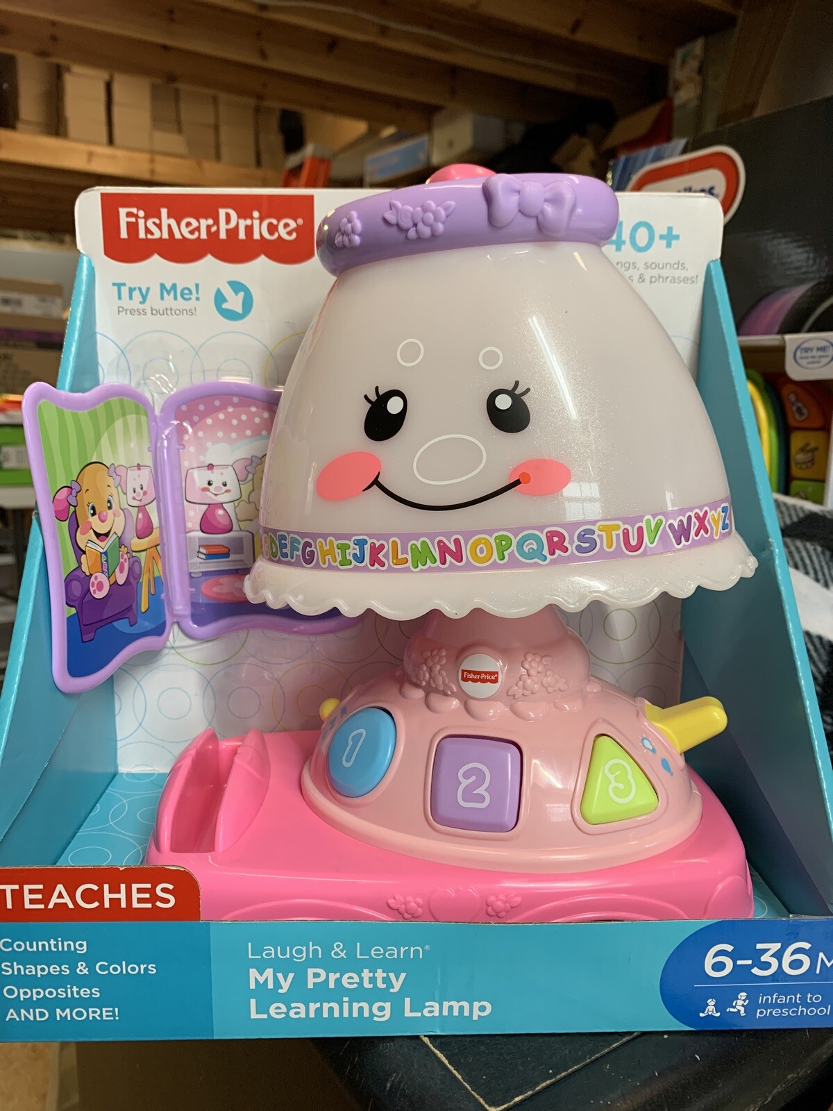 fisher price learning lamp