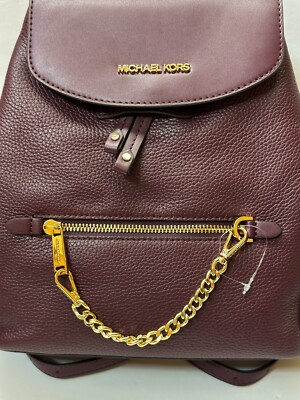 Michael Kors leather backpack with credit card/ID Wristlet Michael Kors Sable Medium Leather Backpack - Macy main image 4