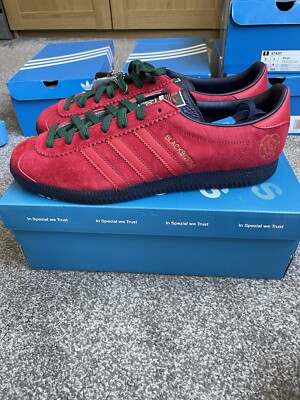 Adidas Blackburn Ewood Spezial SPZL UK BNWT, OG Box Red Suede  Trainers UK