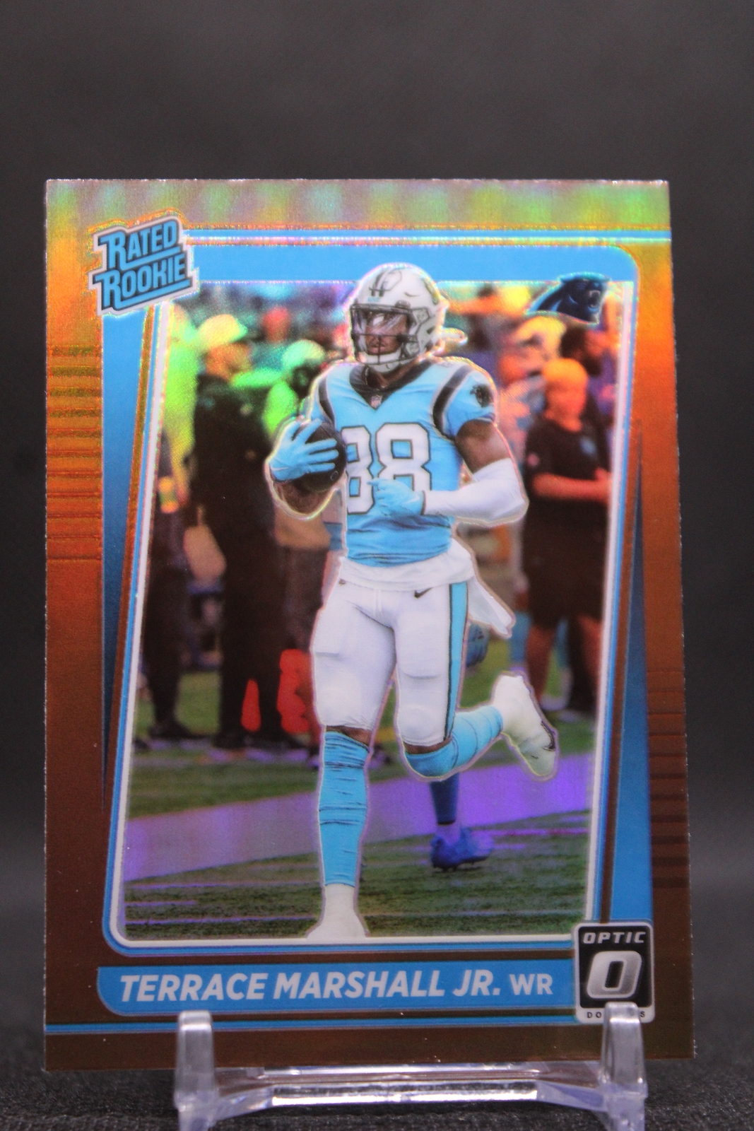 Terrace Marshall Jr. #218 2021 Donruss Optic Bronze Carolina PanthersRC Rookie