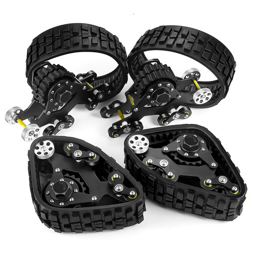 Snow Tracks Wheels For 1/10 RC Axial SCX10 TRX4 Offroad Crawler Car Wheel Hub - Picture 6 of 19