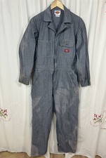 Vtg Dickies Coveralls Workwear Distressed Bleached Men's M Wmns's L Upcycle 