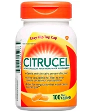 CITRUCEL Fiber Therapy Regular Strength -100 Caplet  Exp: 2027/01