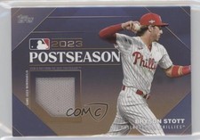 2024 Topps Series 1 Postseason Performance Relics Gold 15/25 Bryson Stott 5m1