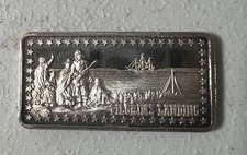 Wonders of America  Shipping Stone To The New World  .999 Silver Hamilton Mint