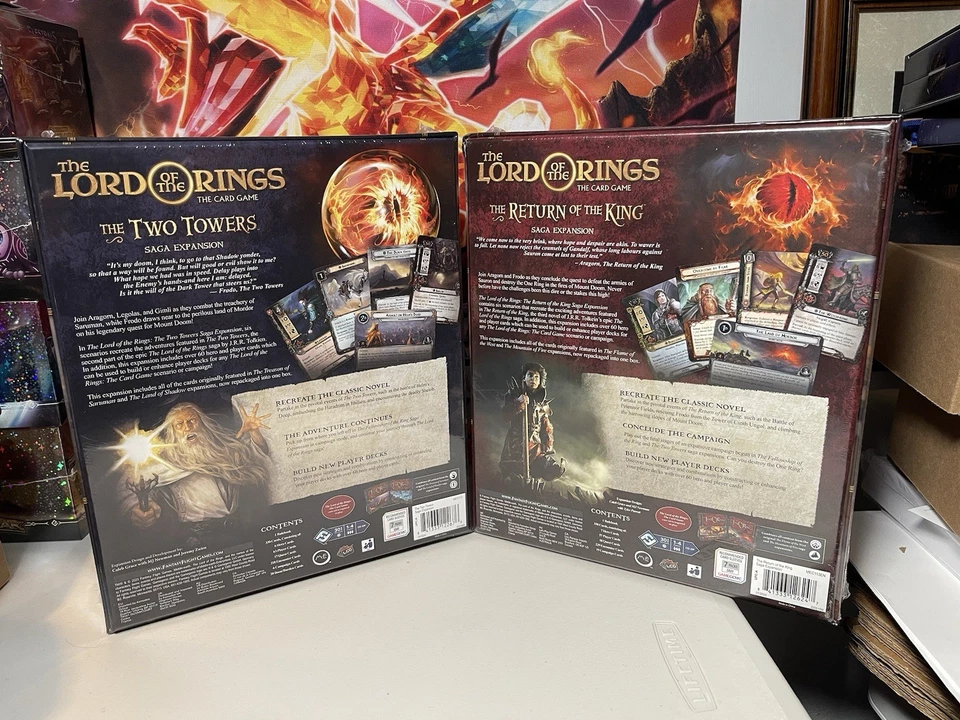 NEW The Two Towers & Return of the King Saga Expansion Lord of the Rings LCG - Image 2 of 2