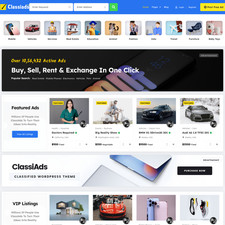 Classified Advertisement Websites Design for Sale with Free VPS Web Hosting