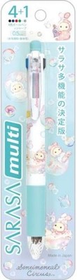 San-X Sentimental Circus Sarasa 4+1 Multi Pen 0.5mm (Warm Bubble Night) New