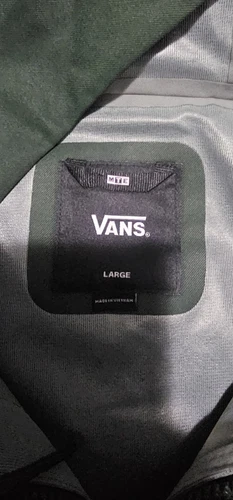 Vans Sanderson MTE 2 Coaches Jacket Waterproof Green Men's Large New With Tags - Picture 6 of 9