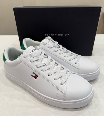 Tommy Hilfiger Men's Brecon3 Sneaker Color White/Green Size 11