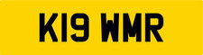 WEIMARANER DOG K9 CAR REG NUMBER PLATE K19 WMR ALL FEES PAID PUP WEIM DOGGY GREY