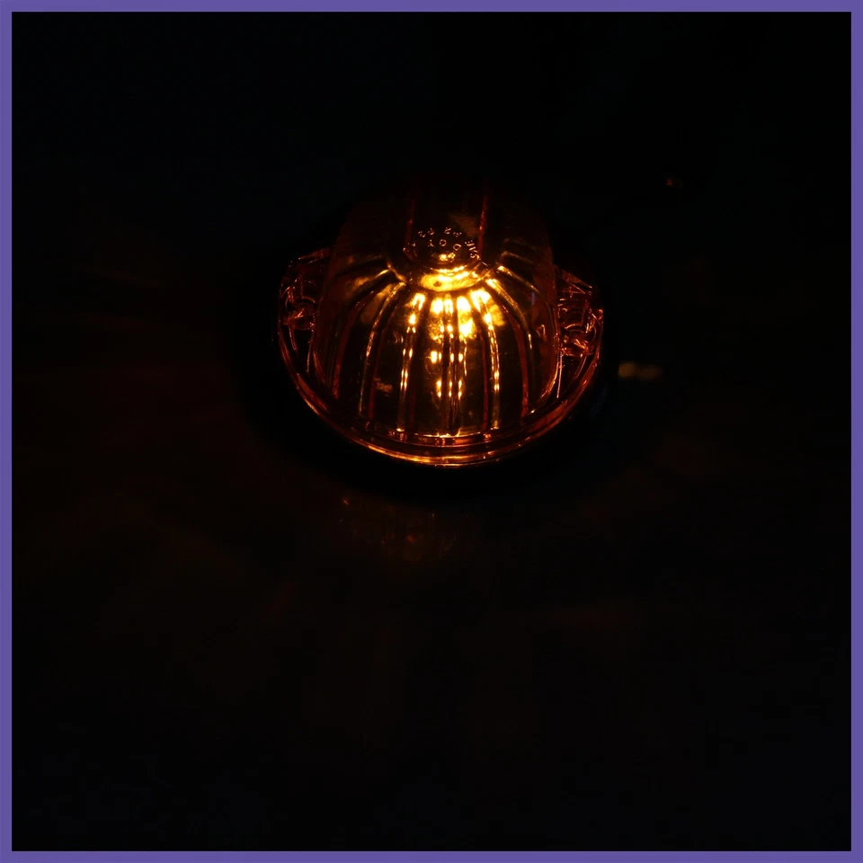 5 piezas Marcador de cabina superior cubierta amarilla luz amarilla para GMC C1500 79-84 1986 Foto 3 de 4