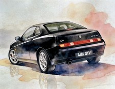 Alfa Romeo GTV 3.2 V6 24v Art Print - Wall Art / Poster