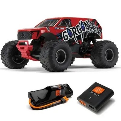 ARRMA GORGON 2wd MT 1/10 RTR Smart 3300 7C S120 USB Red RC Monster Truck