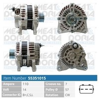 Meat & Doria Generator FüR Nissan Juke F15 1.6 Cube Z12