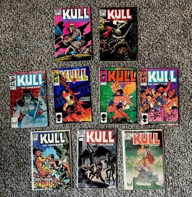  Kull the Conqueror Lot of (9) Comics Multiple 1st Issues 1982 Series Marvel 