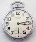 ANTIQUE 16s WALTHAM 16-A 21 JEWEL 21J RAILROAD POCKET WATCH