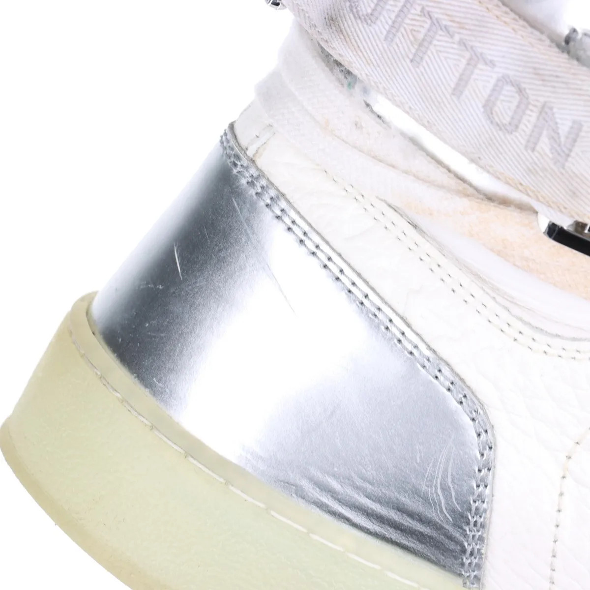 Louis Vuitton Rivoli line 21 years Leather Sneakers 7 Men's White FA0231 Monogra thumbnail 15