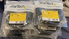 13 Pk Startech N6PATCH25BK 25FT BLACK CAT 6 CABLE USA Seller New