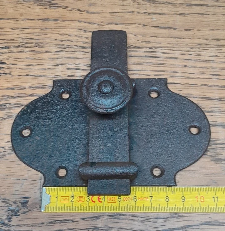 Ancien Verrou De Box Fer Forgé N.4 Baix 07210 Autre Maison