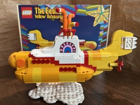 LEGO Yellow Submarine Used 100 Complete with Instructions and Box