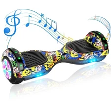 6.5in Electric Hoverboard Self-Balancing 360° Bluetooth Speaker for Kids Scooter