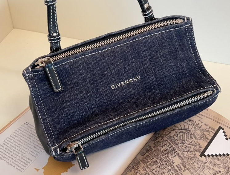Givenchy Pandora Box Small Denim Crossbody Shoulder bag Women | eBay