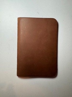 Saddleback Leather Co Pocket Notebook Journal Brown Leather 5.5''x4''