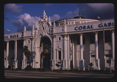 Florida National Bank, horizontal view, Miracle Mile, Coral Gables, Florida