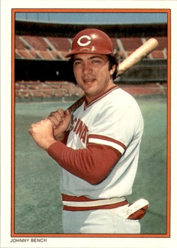 Johnny Bench #22 1985 Circle K card