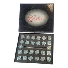 Craftool USA Alphabet Leather Stamp Set A–Z Vintage Punch Letters No Handle M37