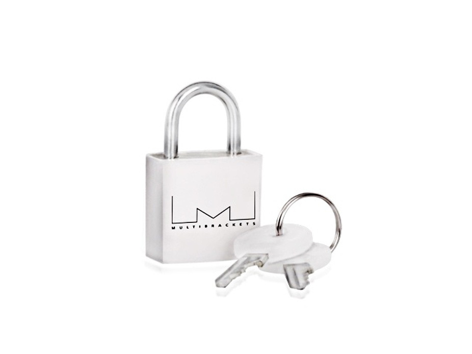 Design e Protezione: Lucchetto Multibrackets 5033 per Schermi a Parete