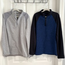 Urban Pipeline  All in Motion Fleece 1/4 Zip Fleece Pullover Set Boy L 12/14