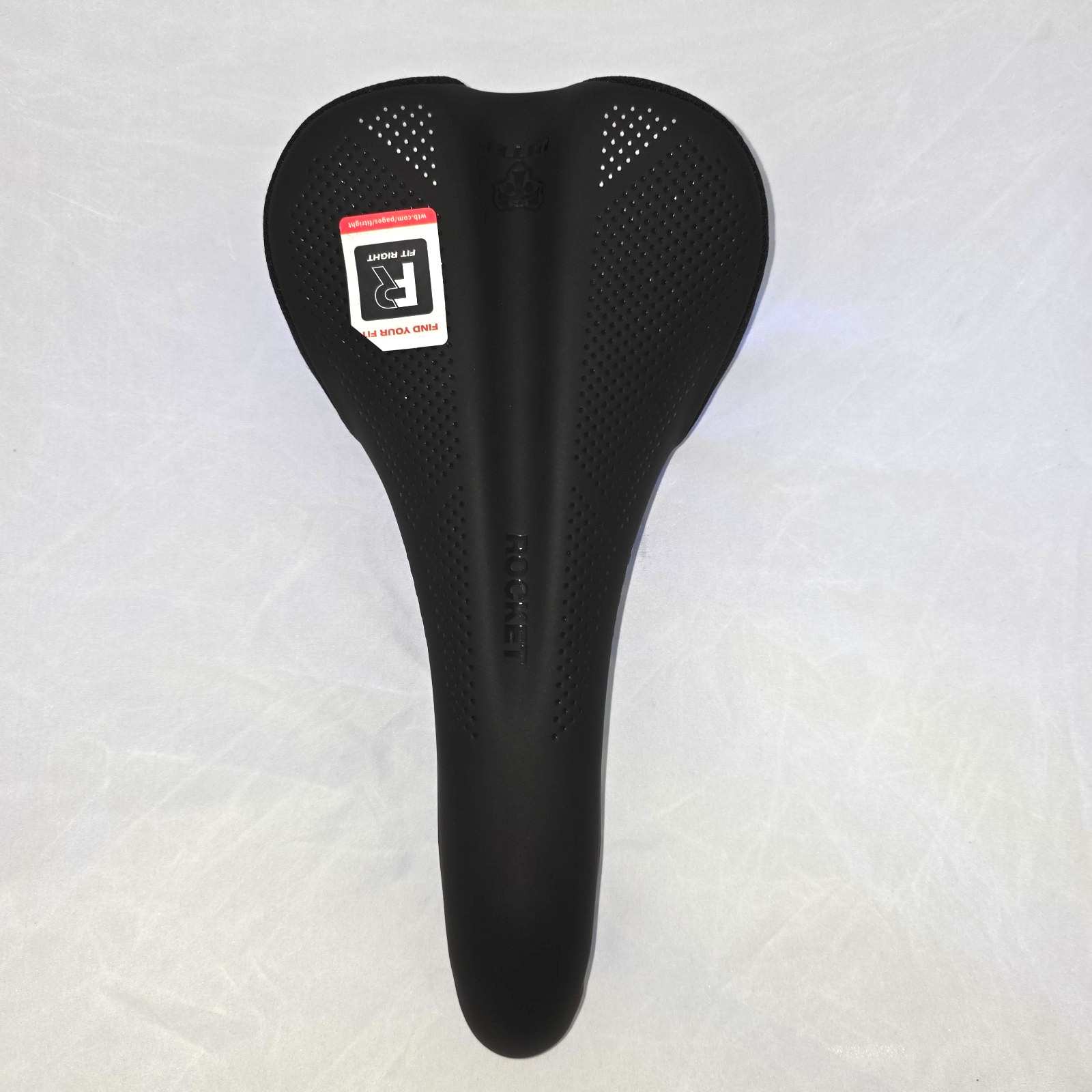 WTB Rocket Saddle - Titanium Rails, Black, 142mm Width X 265