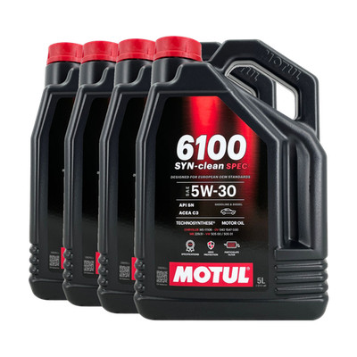 MOTUL 6100 SYN-clean SPEC 5W-30 Motoröl, 4x5 Liter
