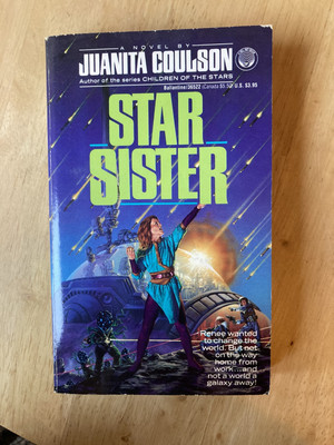 Star Sister by Juanita Coulson, Ballantine Books, Vintage Paperback Sci-fi RARE