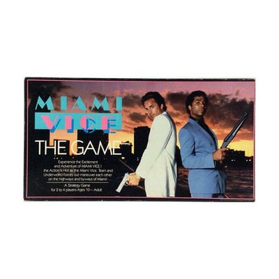 Colorforms Brettspiel Miami Vice - Das Spiel Box Fair/EX