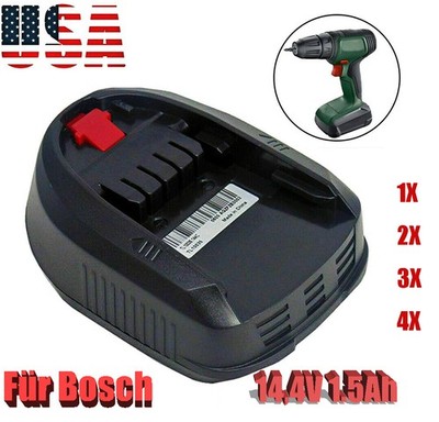 14.4V 1.5Ah Battery For Bosch PSB 14.4 LI-2 PSR 14.4 LI 2607 336205 2607 336194