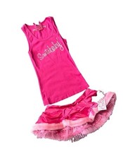 Victoria s Secret Santa Baby Tank Skirt Costume Set