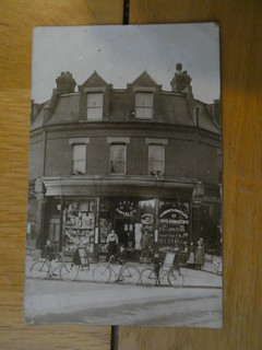 1907 Posted Real Photo of Corner Shop Front Twickenham Area London