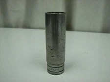Snap-On Tools USA 1/2" Drive 12pt 3/4" SAE Deep Chrome Socket S-241 Used